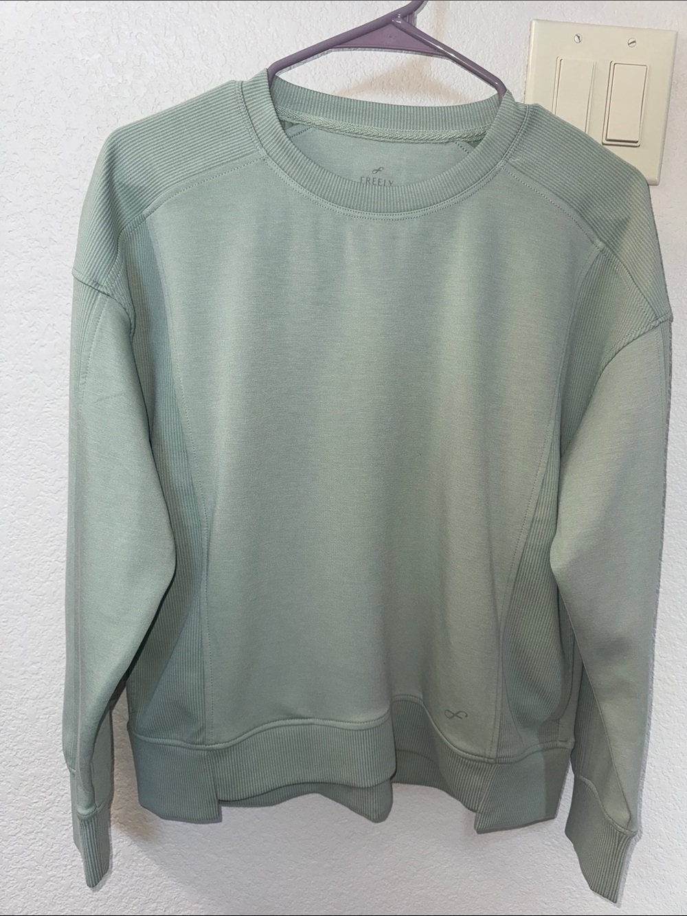 Muted Sage Pullover Sweatshirt